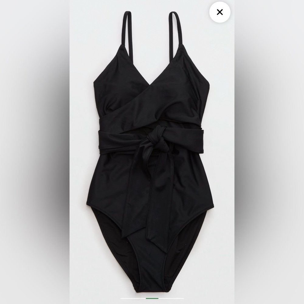 Aerie One Piece Black Swimsuit